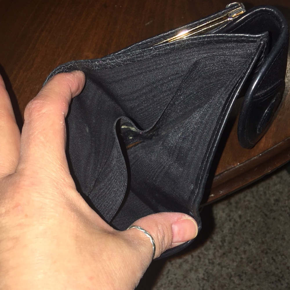 Dooney & Bourke Black Leather Wallet - Picture 6 of 8